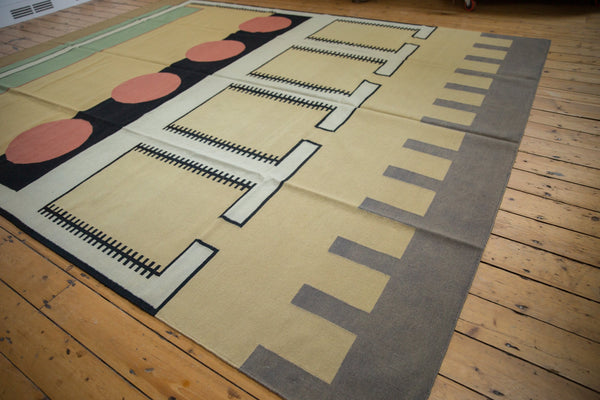 9.5x12 Vintage Contemporary Kilim Carpet // ONH Item mc001644 Image 1