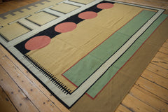 9.5x12 Vintage Contemporary Kilim Carpet // ONH Item mc001644 Image 7