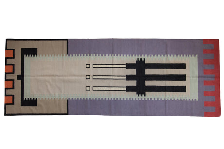 Vintage Contemporary Kilim Rug Runner / ONH item mc001649