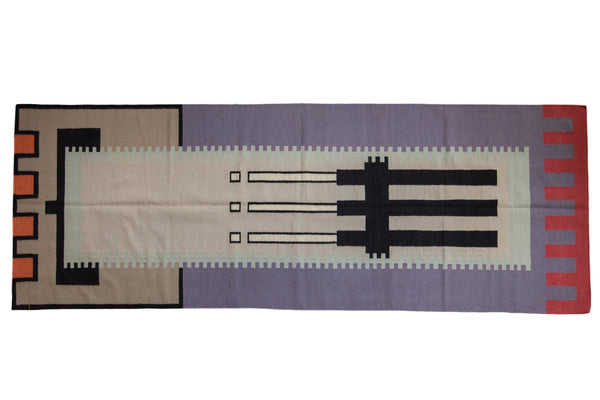 Vintage Contemporary Kilim Rug Runner / ONH item mc001649