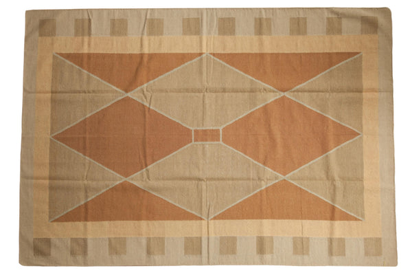 6x9 Vintage Contemporary Kilim Carpet // ONH Item mc001652