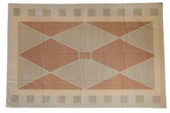 8x12 Vintage Contemporary Kilim Carpet // ONH Item mc001653