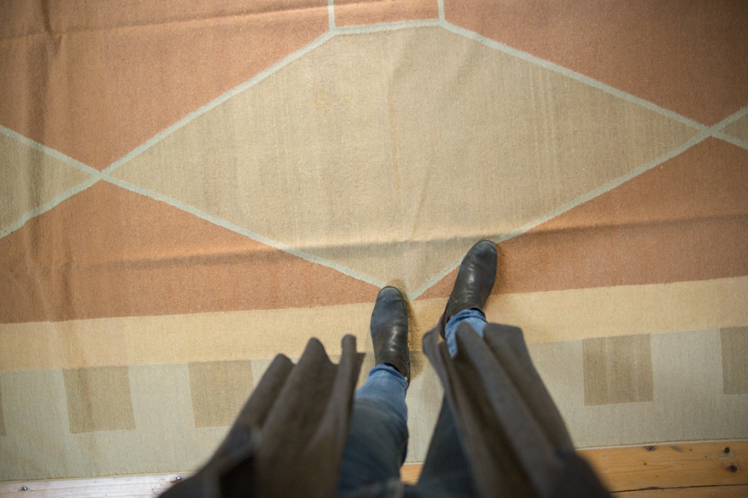 8x12 Vintage Contemporary Kilim Carpet // ONH Item mc001653 Image 1