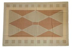 8x11.5 Vintage Contemporary Kilim Carpet // ONH Item mc001654