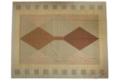 11x14 Vintage Contemporary Kilim Carpet // ONH Item mc001656