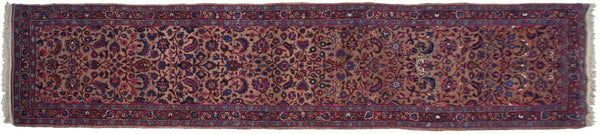 3.5x14 Vintage Fine Meshed Rug Runner // ONH Item mc001658 Image 3