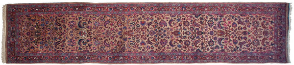 3.5x14 Vintage Fine Meshed Rug Runner // ONH Item mc001658 Image 5