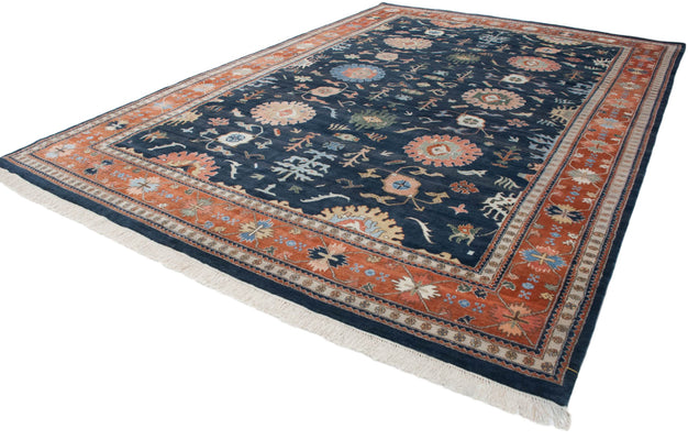 10x14.5 Vintage Indian Bijar Design Carpet // ONH Item mc001661 Image 1