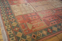 9x11.5 Vintage Indian Qashqai Soumac Design Carpet // ONH Item mc001664 Image 6