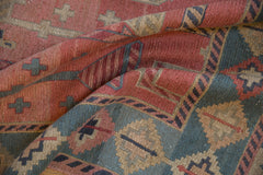 9x11.5 Vintage Indian Qashqai Soumac Design Carpet // ONH Item mc001664 Image 10