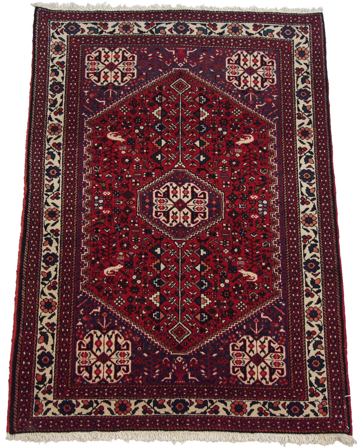 3.5x5 Vintage Abadeh Rug // ONH Item mc001668 Image 1