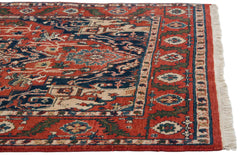 6x9.5 Vintage Indian Heriz Design Carpet // ONH Item mc001670 Image 4