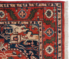 6x9.5 Vintage Indian Heriz Design Carpet // ONH Item mc001670 Image 9