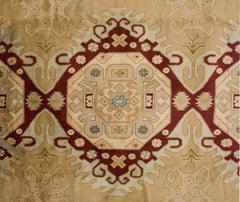 9x12 Vintage Distressed Bulgarian Caucasian Design Carpet // ONH Item mc001672 Image 11