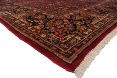 10.5x18.5 Vintage American Sarouk Carpet // ONH Item mc001676 Image 6