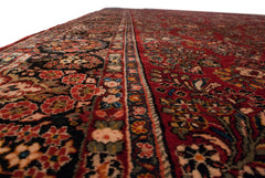 10.5x18.5 Vintage American Sarouk Carpet // ONH Item mc001676 Image 7