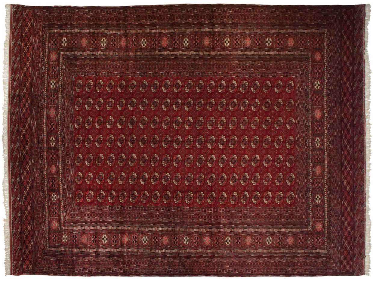 13x17.5 Vintage Fine Bokhara Carpet // ONH Item mc001681