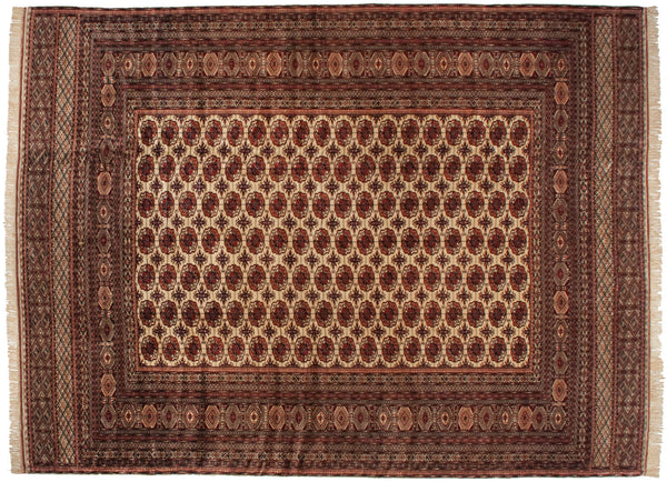 12x15.5 Vintage Fine Bokhara Carpet // ONH Item mc001684 Image 7