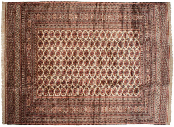 12x15.5 Vintage Fine Bokhara Carpet // ONH Item mc001684 Image 9