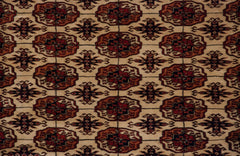 12x15.5 Vintage Fine Bokhara Carpet // ONH Item mc001684 Image 12
