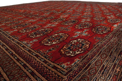 12x12.5 Vintage Fine Bokhara Square Carpet // ONH Item mc001685 Image 6