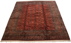 12x12.5 Vintage Fine Bokhara Square Carpet // ONH Item mc001685 Image 9
