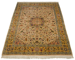10x13.5 Vintage Fine Bulgarian Isfahan Design Carpet // ONH Item mc001686 Image 4
