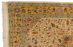 10x13.5 Vintage Fine Bulgarian Isfahan Design Carpet // ONH Item mc001686 Image 9