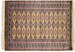 3x4.5 Vintage Fine Pakistani Turkmen Design Rug // ONH Item mc001687 Image 4