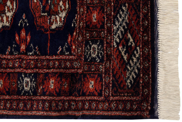 2x3 Vintage Fine Bokhara Rug Mat // ONH Item mc001692 Image 5