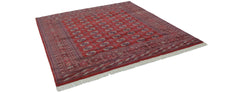 8x8.5 Vintage Fine Bokhara Square Carpet // ONH Item mc001698 Image 1