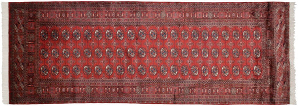 4.5x11 Vintage Fine Bokhara Rug Runner // ONH Item mc001699 Image 8
