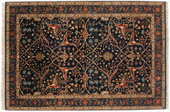 6x9 Vintage Indian Bijar Design Carpet // ONH Item mc001700