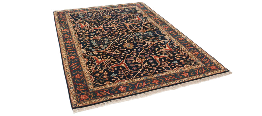 6x9 Vintage Indian Bijar Design Carpet // ONH Item mc001700 Image 1