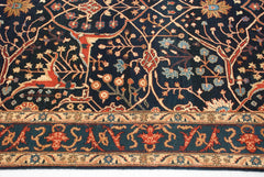 6x9 Vintage Indian Bijar Design Carpet // ONH Item mc001700 Image 4