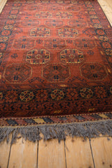 4.5x7 Vintage Afghani Bokhara Design Rug // ONH Item mc001706 Image 2