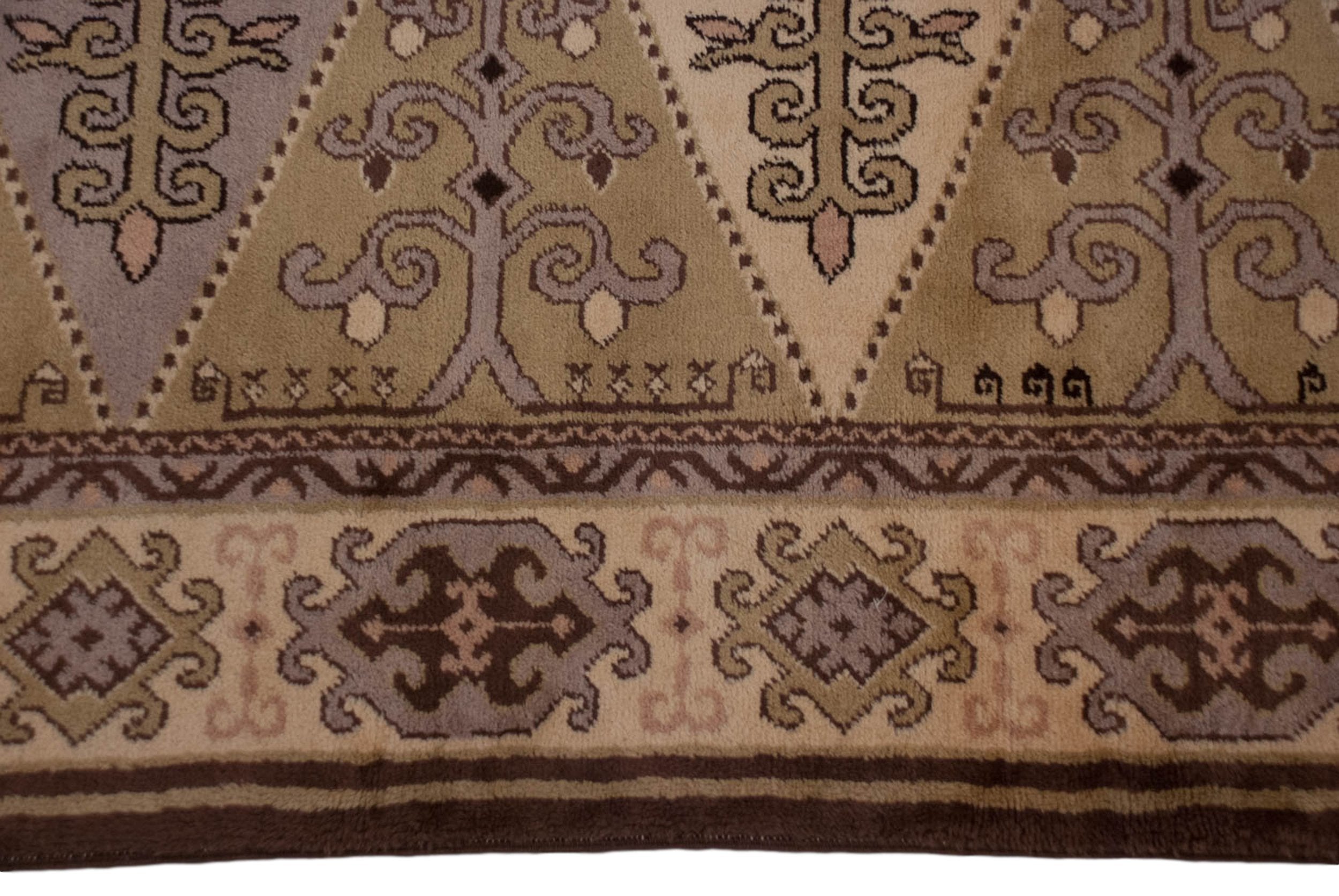 5.5x9 Vintage Siberian Caucasian Design Carpet // ONH Item mc001709 Image 1