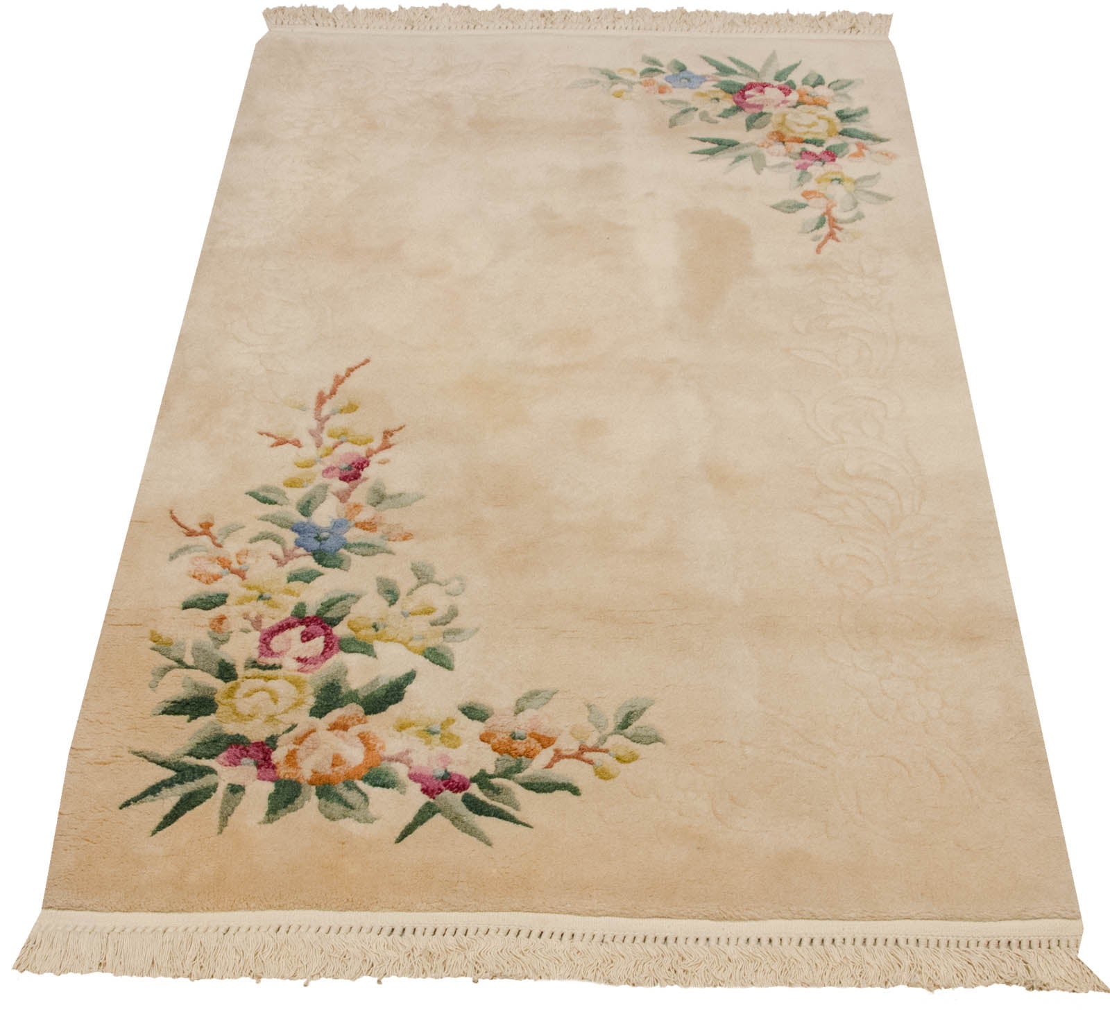 3x5 Vintage Japanese Art Deco Design Rug // ONH Item mc001710 Image 1