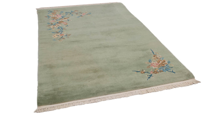 6x9 Vintage Japanese Art Deco Design Carpet // ONH Item mc001711 Image 1