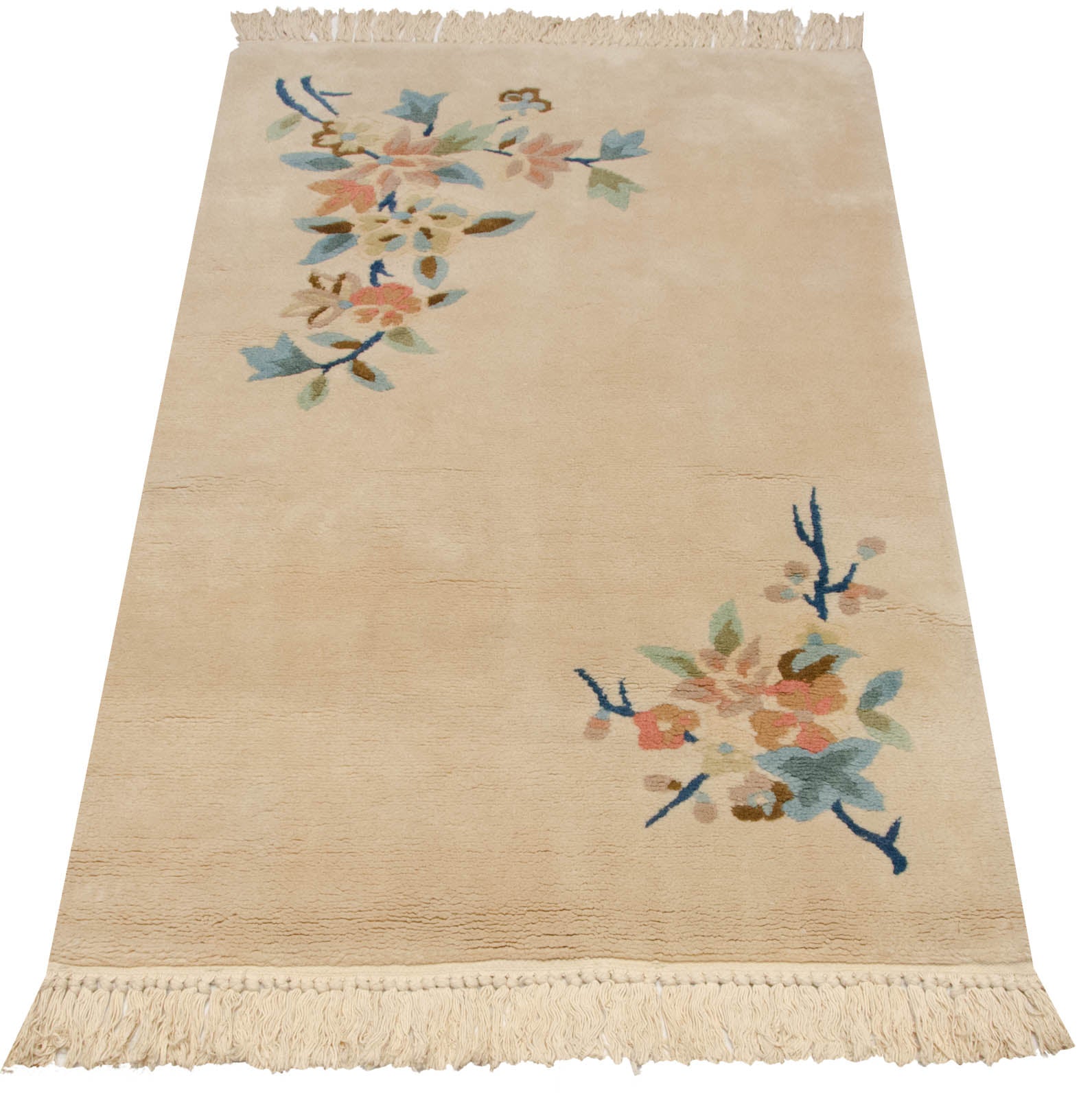 3x5 Vintage Japanese Art Deco Design Rug // ONH Item mc001714 Image 1