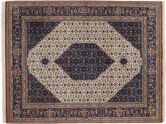 9x12 Vintage Indian Bijar Design Carpet // ONH Item mc001718