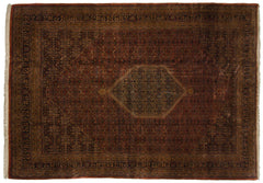10x14 Vintage Tea Washed Indian Bijar Design Carpet // ONH Item mc001720 Image 5