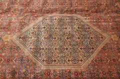 10x14 Vintage Tea Washed Indian Bijar Design Carpet // ONH Item mc001720 Image 9