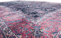 13.5x22.5 Vintage Fine Sarouk Carpet // ONH Item mc001724 Image 4