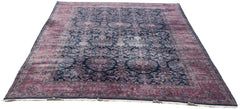13.5x22.5 Vintage Fine Sarouk Carpet // ONH Item mc001724 Image 5