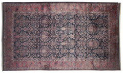 13.5x22.5 Vintage Fine Sarouk Carpet // ONH Item mc001724 Image 6