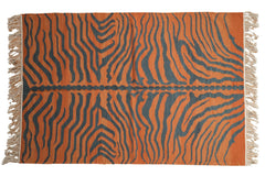RESERVED 4x6 Vintage Tiger Kilim Rug // ONH Item mc001737