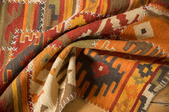 9x11.5 New Patchwork Kilim Carpet // ONH Item mc001742 Image 9