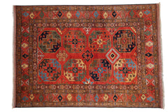 6x8 New Pakistani Ersari Design Carpet // ONH Item mc001745