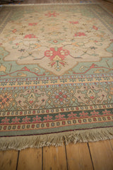 9x11 Vintage Tea Washed Indian Soumac Design Carpet // ONH Item mc001748 Image 2